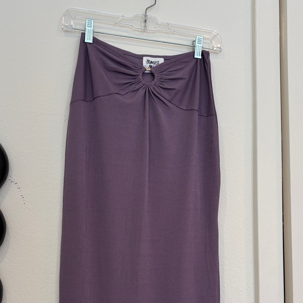 Purple Maxi Skirt